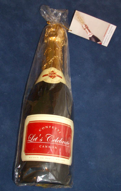 Confettis bottle